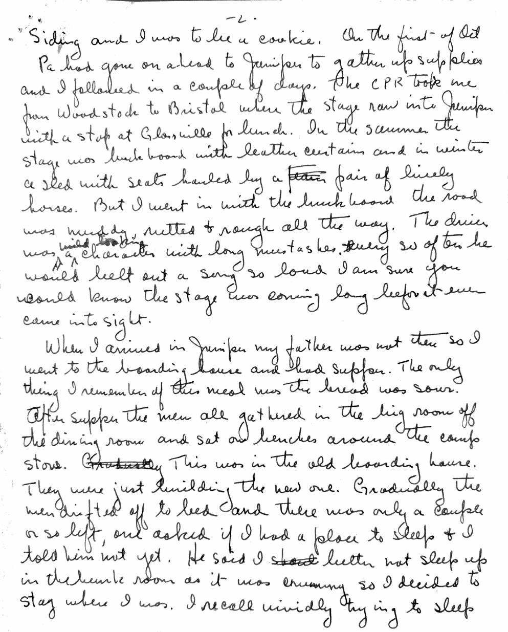 Original manuscript page 2